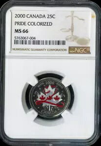 2000 Ji_ 25 Zg 25C MS66 vCh J[ꂽi