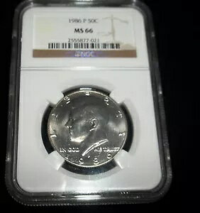 1986-P NGC MS66 �P�l�f�B �n�[�t �z���C�g�W�F�� ����]�̂��̂����I�т�������