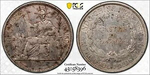 F051 �t�����X�̃C���h�V�i�B 1901-A �s�A�X�g�� Lec-284 PCGS �{���� XF �ڍ�