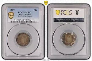  CMX 6 yX 1787 n[gȂ PCGS MS62 O[g kVCvcBq-