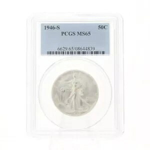 1946 n[t_[ EH[LO oeB t@C Vo[ RC PCGS MS65 P[Xɖ