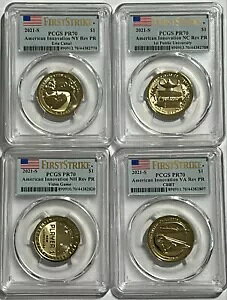 2021 S American Innovation o[X v[t Zbg PCGS PR-70 t@[Xg XgCN