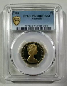 PCGS PR70 I[XgA 1984 JK[^JRC 1 h