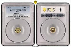 �}�� �S�[���h 100 �t���� �v���[�t �R�C�� 2017 �N �V�����f�� PCGS PR70 �g�b�v �|�b�v ??