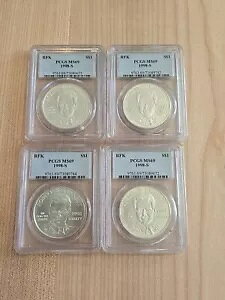 4x 1998 S PCGS MS69 o[g F PlfB Vo[ _[ $1 MS69 RC GXe[g̃bg