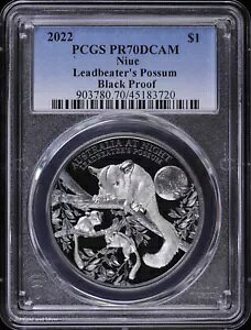 2022 $1 jEG 1 IX .999 Vo[ ubN v[t [hr[^[ |bT PCGS PR 70 DCAM