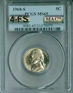1968 S WFt@[\ jbP PCGS MS65 MAC 4FS PQ A X|bgX $1,000.00 (FS) *