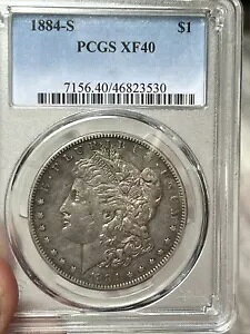 1884 S PCGS XF40 |�����K�� �h����� - 1 �č��h�� �R�C��