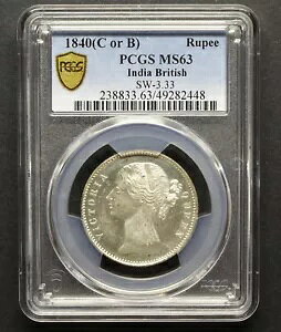 1840 C or B EAST INDIA COMPANY ���s�[ �R�C�� PCGS MS63