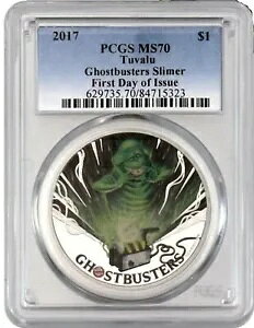 2017 1 �I���X �V���o�[ $1 �c�o�� �S�[�X�g�o�X�^�[�Y �X���C�}�[ PCGS PF70DCAM FDOI �v���[�t �R�C���B