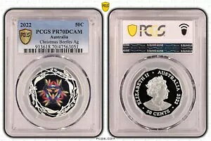 I[XgA 2022 NX}X r[gY 50c J[ Vo[ v[t PCGS PR70DCAM gbv ...
