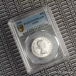 1964 Ji_ Vo[ 50 Zg n[t_[ RC - PCGS PL67 DCAM - #coinsofcanada