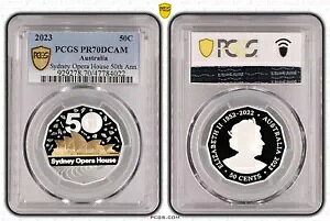 2023 Vhj[ Iy nEX 50c bL Vo[ v[t PCGS PR70DCAM Eq gbv |bv...