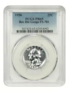 1956 25C PCGS PR65 (���u �_�C �K�E�W�AFS-701)