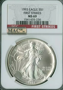 1993 Vo[ C[O h NGC MS69 t@[Xg XgCN A MAC X|bgX & GbWr[ *