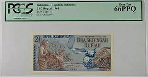 1961 ChlVA 2 1/2 sA SCWPM# 79 PCGS 66 PPQ  Vi