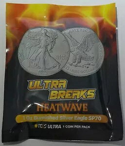 2024 $1 PCGS ULTRA BREAKS SP70 ����d�グ 1 �I���X �V���o�[ �C�[�O�� �q�[�g�E�F�[�u �V�[���h �p�b�N