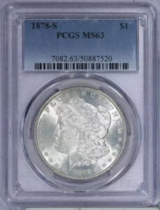 1878-S [K Vo[ _[ $1 PCGS MS63 - ɔh - ^ug[̃o[XI