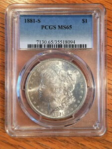 1881-S ���[�K�� �V���o�[ �_���[ - PCGS MS 65 - ���i���X�L���� #8094