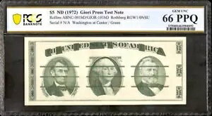 GEM 1970N $5 GIORI eXgm[g BEP MAGNA vX h  PCGS 66 PPQ