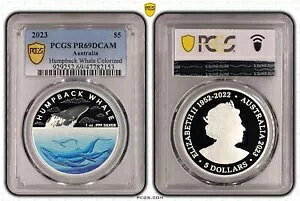 I[XgA 2023 UgENW $5 Vo[ v[t PCGS PR69DCAM #2153