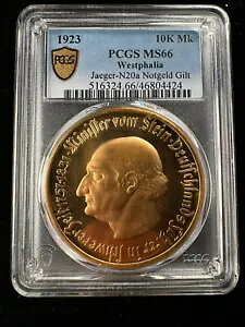 1923 EFXgt@A 10,000 }N PCGC MS66