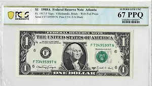 1988A $1 �E�F�u �v���X �m�[�g *���A* FN �u���b�N ���� 12 �R���{ 5/4 F73495997N PCGS 67PPQ