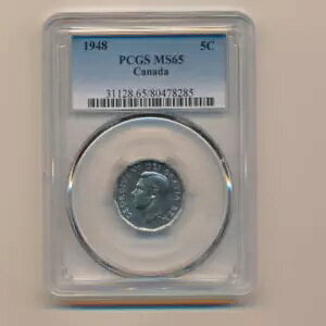 1948 PCGS �J�i�_ 5 �Z���g MS65 �R���N�^�[�A�C�e�� - ��������