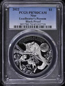 2022 $1 jEG 1 IX .999 Vo[ ubN v[t [hr[^[ |bT PCGS PR 70 DCAM