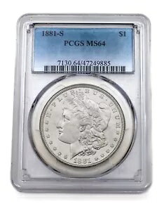 1881-S 1 h݃K h PCGS ɂ MS-64 Ƃēt܂BfGȎdオI