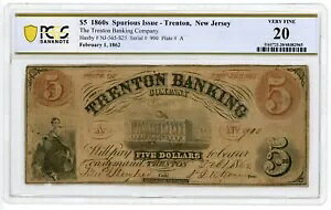 1862 $5 ggs - j[W[W[ (XvAX)  PMG VF 20