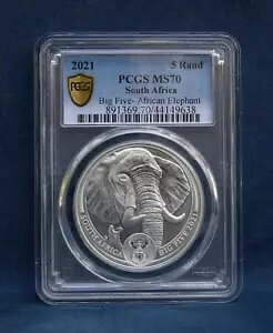 2021 ��A�t���J �r�b�O 5 �G���t�@���g PCGS MS70 �V���[�Y 2