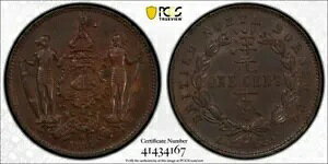 �p���k�{���l�I 1 �Z���g 1887 H ������ PCGS MS61 BN