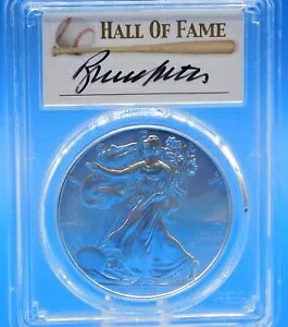 2020 (P) $1 PCGS MS70 �V���o�[ �C�[�O�� �ً}�� ??HOF �u���[�X �T�b�^�[ 1/50