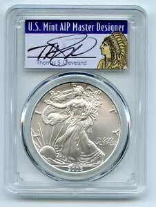 2005 $1 �A�����J�� �V���o�[ �C�[�O�� �h�� 1�I���X PCGS MS70 �g�[�}�X �N���[�u�����h �l�C�e�B�u