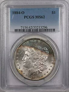 1884-O [K Vo[ 1 h RC PCGS MS 62 (F 12-B)