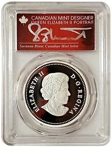 2013 $20 �J�i�_ �v���e�N�g �ޏ��̑� PCGS PR70DCA �X�U���i �u�����g �V���o�[ �v���[�t �R�C��