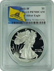 2001-W PCGS PR70DCAM Vo[ C[O (Dont Tread on Me x)