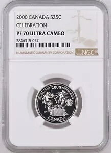 NGC PF70 (�g�b�v �|�b�v) 2000 �J�i�_ �V���o�[ �~���j�A���u�Z���u���[�V�����v�N�H�[�^�[ �v���[�t