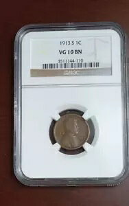 1913 S 1c VG-10 BN 3511144-110 TP-6723