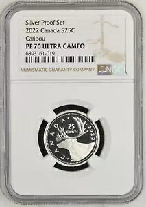 2022 Ji_ v[t NH[^[ 25 Zg NGC PF-70 ULTRA CAMEO Vo[ v[t Zbg