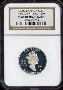 2002 �J�i�_ 50 �Z���g Le Vaisseau Fantome 50C NGC PF68 �E���g�� �J���I - �i��
