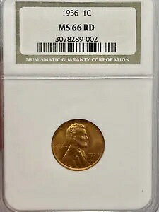 1936 J[ EB[g MS66 RD - 1C RD J[ EB[g 1 Zg
