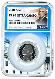 2001 S WFt@[\ jbP NGC PF70 Eg JI - zCg nEX RA - POP 45