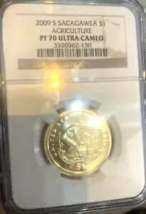 2009 S $1 �l�C�e�B�u �T�J�K�E�B�A �h�� NGC PF 70 (�v���[�t 70) �l������ō���