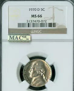 1970 D WFt@[\ jbP NGC MS66 PQ MAC MAC X|bgX *