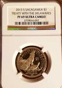 2013-S �l�C�e�B�u �A�����J�� �T�J�K�E�B�A �h�� -NGC PR 69 ULTRA CAMEO-