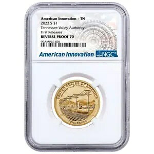 2022-S $1 American Innovation TN NGC ���o�[�X�v���[�t PF70 ���񃊃��[�X