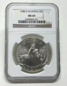 1988-D \EIsbN _Vo[LOh $1 MS 69 NGC