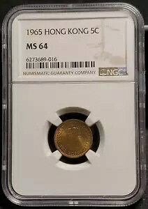 1965 ` 5 Zg - GUxX 2  - NGC MS 64